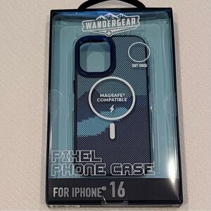 New sealed Wandergear soft touch mag safe IPhone 16 phone case